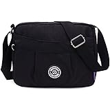 TianHengYi Small Water Resistant Women's Cross-body Shoulder Bag Lightweight Nylon Fabric Messenger Bag