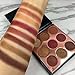 Beauty Glazed Eyeshadow Palette 9 Colors Burgundy Powder Make Up Waterproof Eye Shadow Palette Cosmetics