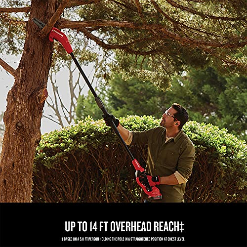 CRAFTSMAN V20 Pole Saw, 14Foot, Cordless (CMCCSP20M1) Pricepulse