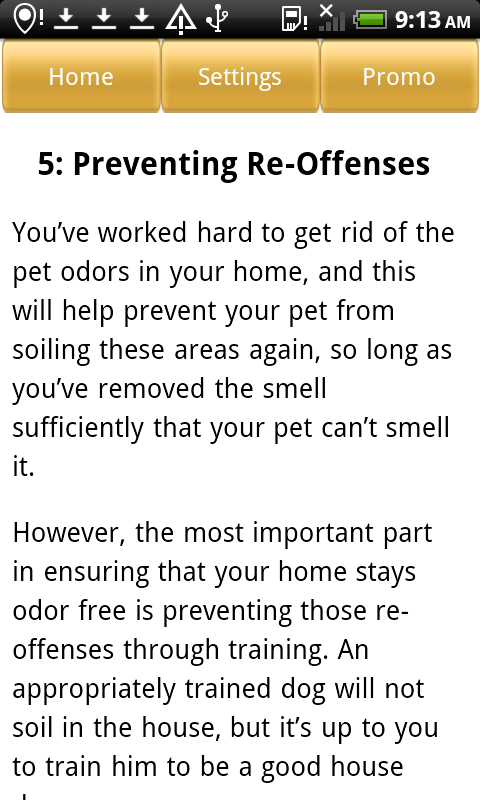 Eliminating Pet Odors