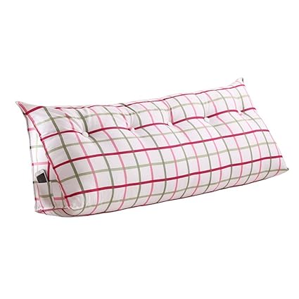 Amazon Com Queen Bed Rest Pillows Cotton Linen Filled Triangular