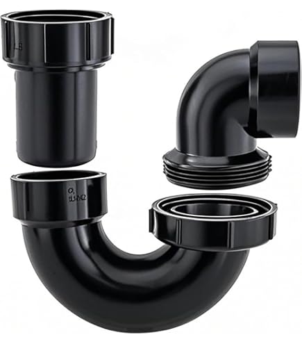 Amazon.com: Canplas 102802A ABS DWV 2 Fitting Trap Adapter