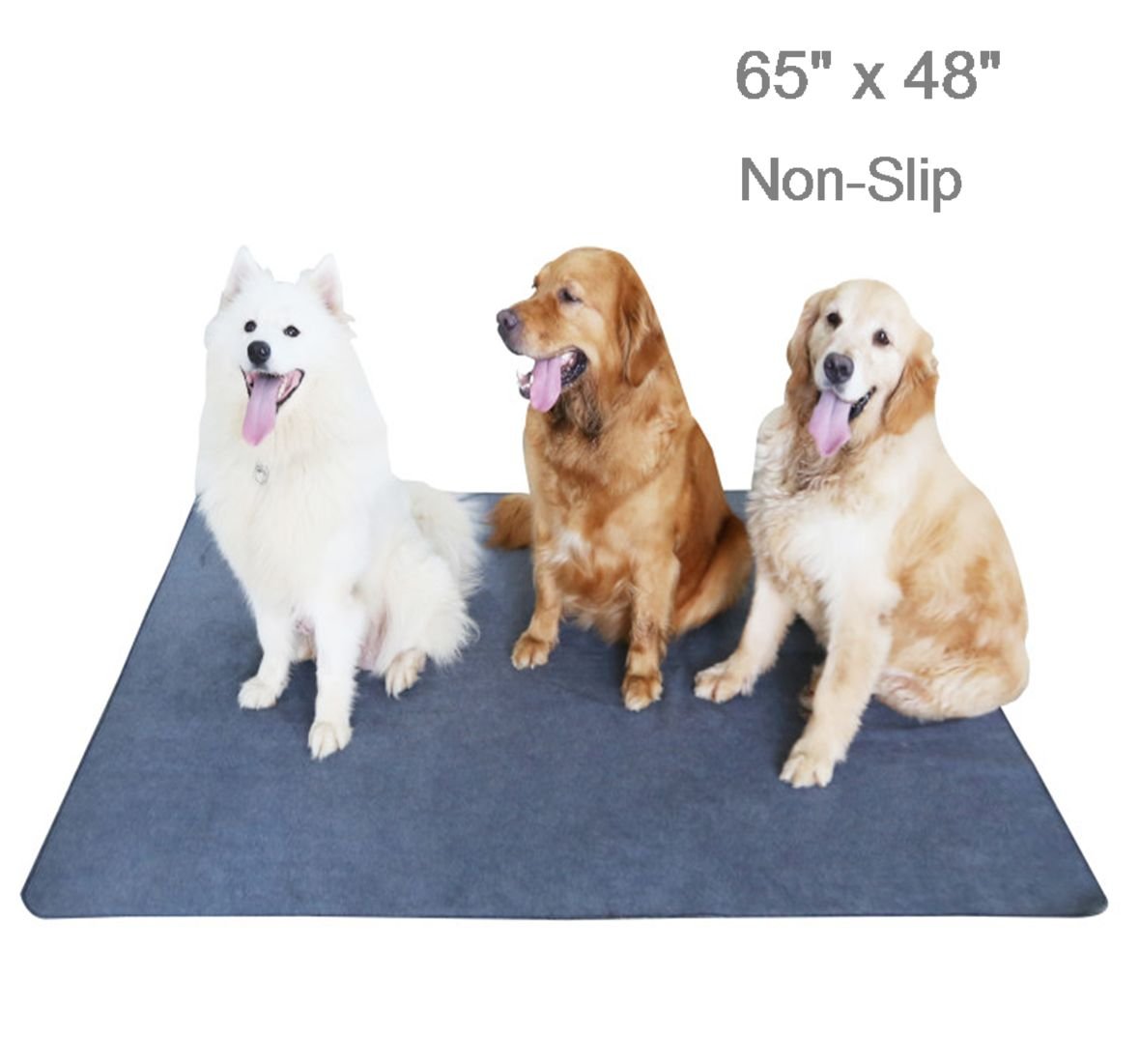 Upgrade NonSlip Dog Pads Extra Large 65" x 48", Washable Puppy Pee Pads with 799460918641 eBay