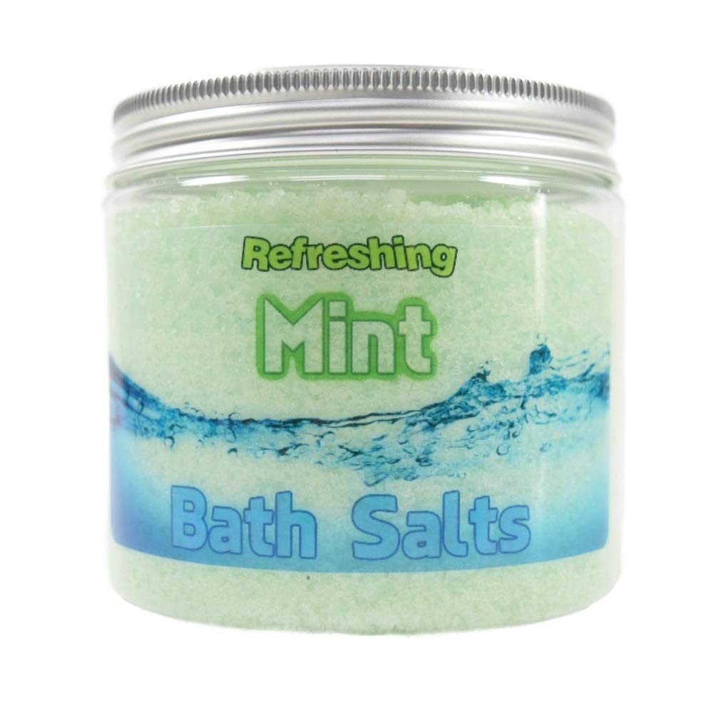 Mint Bath Salts Soak Bath Soaks, Herbal Bath Salts In A