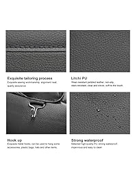 Organizador de asiento trasero de auto de cuero de poliuretano para iPad y tablet (negro), 2 Pack negro