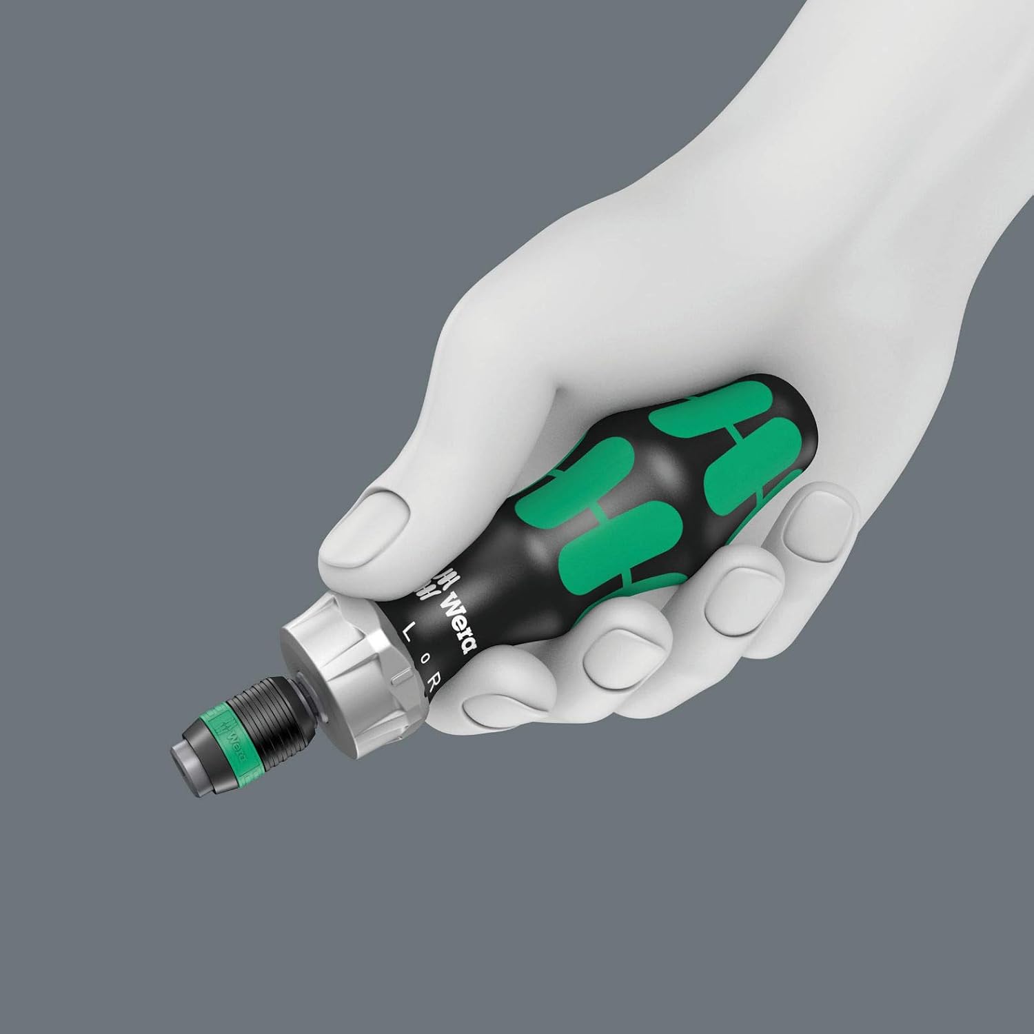 Wera 05051461001 1/4 x 142 816 RA Ratchet Screwdriver - Silver, Black - Image 4