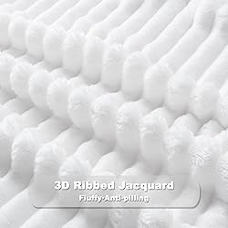 NEWCOSPLAY Super Soft Throw Blanket White Premium