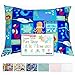 Toddler Pillowcase by Dreamtown Kids, 100% GOTS Certified Organic Cotton, Envelope Style, Hypoallergenic and Handcrafted with Care in the USA! (Sea Life)