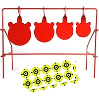 Atflbox BB Gun Target 4 Different Sizes gongs Heavy Metal Spinning Pellet Airgun Airsoft Shooting Target for Outdoor and Back