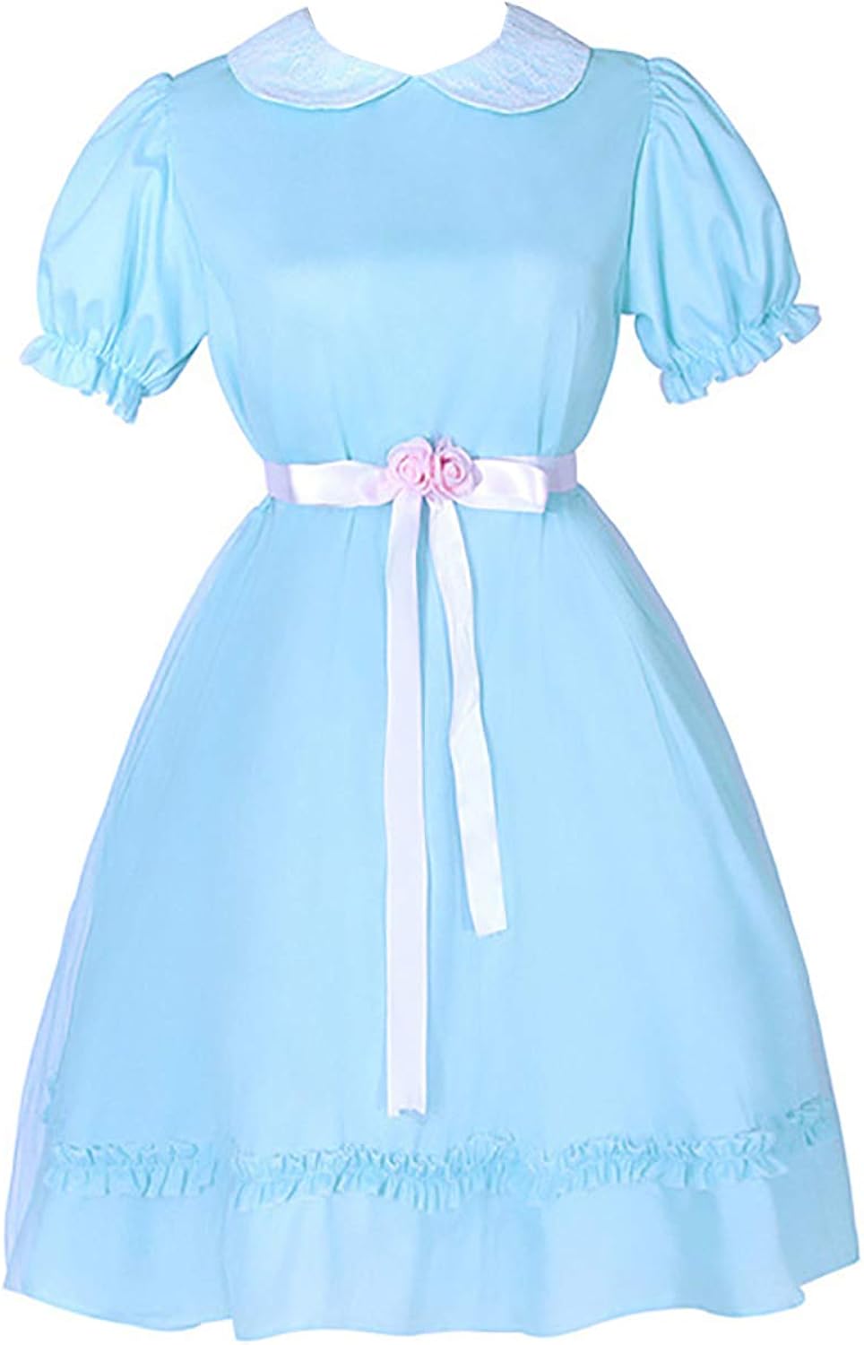 Amazon Com Cd97yx02 The Shining Grady Twins Costume Blue Dress Halloween Cosplay Costume Clothing