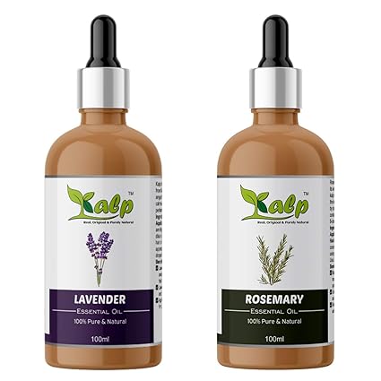 Kalp Pack Of 02 - Rosemary essential Oil & Lavender Essential Oil -100ml Each