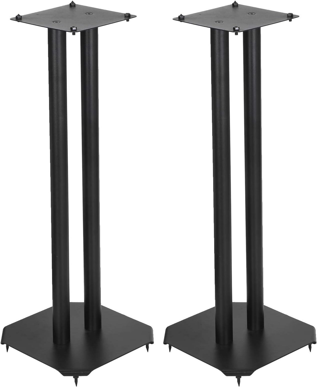 BBBuy Universal Floor Speaker Stands Pair for Satellite Surround Sound Bookshelf Speakers