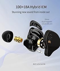 Kinboofi CCZ Melody Wired Headphones, Dynamic