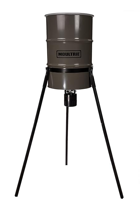 30 Gallon Lcd Timer 200 Lb Capacity Moultrie Pro Magnum Tripod