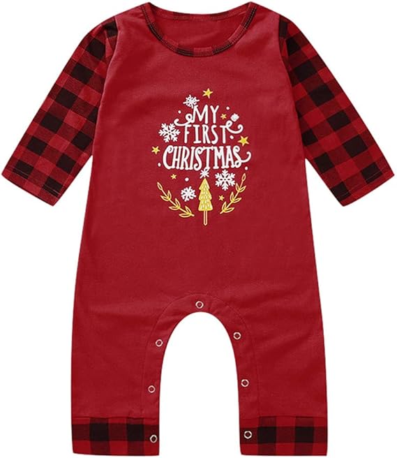 Amazon Co Jp ベビー服 長袖カバーオール クリスマス パジャマ キッズ 服 パジャマ 肌着 秋冬 柔らかい 人気 赤ちゃん 步行服 男の子 女の子 可愛い 赤ちゃん服 保温 防風 防寒 パジャマ 普段着 部屋着 寝間着 通園 寝間着 ベビー 満月 出産祝いプレゼント 服