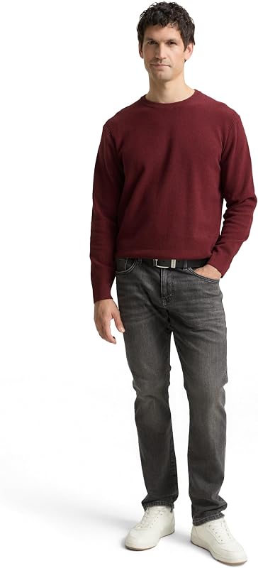 Suéter para Hombre, 39101 - Burdeos Melange, XL