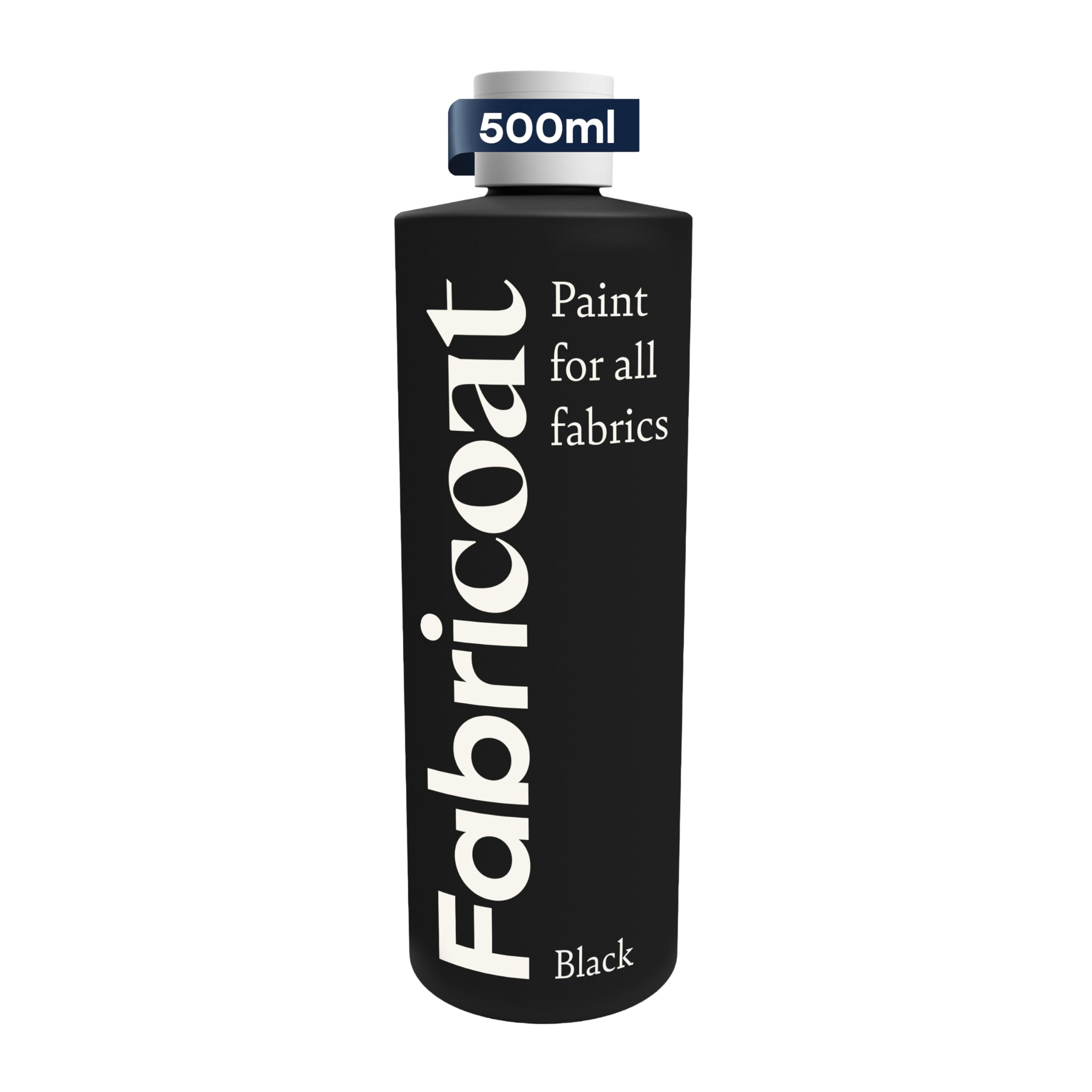 Photo 1 of Fabricoat - Fabric Paint for Furniture - 17oz / 500ml Black - Restore or Change the Color of Couches, Chairs, Upholstery, Soft Furnishings, Car Interiors, Clothing, & Footwear
