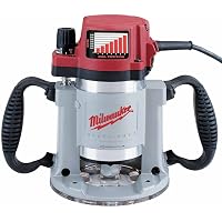 Milwaukee 5625-20 15 Amp 3-1/2-Horsepower Fixed Base Variable Speed Router with T-Handle Height