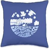 Creedence Clearwater Revival Clouds Throw Pillow