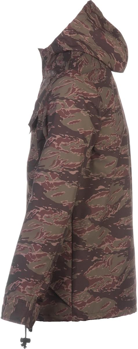 HUF Hooded Deck Jacket (camo / tiger camo): Clothing