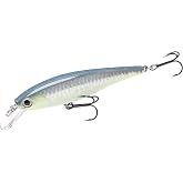 LUCKY CRAFT Pointer 78SP Fishing Lures, 3" Freshwater Bass &amp; Trout Lures, Suspending 4ft-5ft Depth, Jerkbait, Bass Fishing Gear and Accessories, Ghost &amp; Aurora