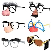 Ocean Line Halloween Glasses - 6 Pairs Fun Halloween Costume Party Favors