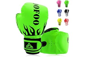 GROOFOO Kids Boxing Gloves 4oz 6oz 8oz Punching Gloves for Kids Youth Traning Gloves for Punching Bag Kickboxing Sparring Muay Thai MMA Fight Gloves