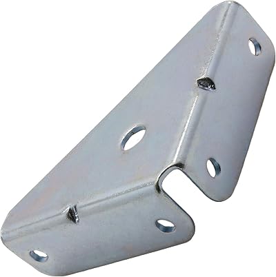 Merriway BH00029 10 Pcs Corner Brackets 50mm x 50mm 15mm Deep BZP Steel