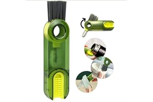 CRAFTINAROUND 3 in 1 Cup Lid Cleaning Brush Set Multifunctional Bottle Brush Cleaner Tiny Bottle Cup Lid Brush Straw Cleaner Tools Mini Silicone Bottle Cup-Holder Cleaner