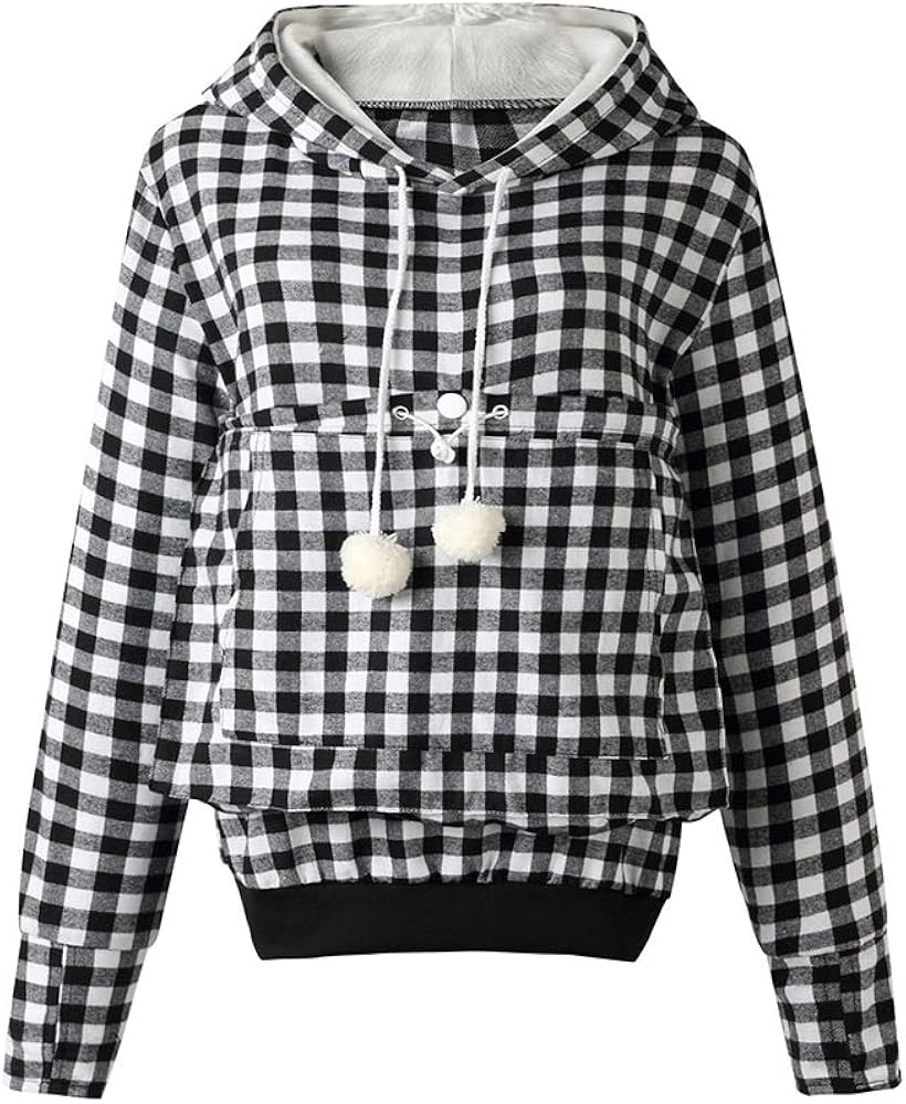 sweatshirt with pet pocket