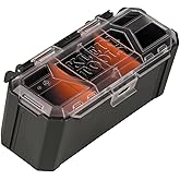 Klein Tools 54815MB MODbox Parts Bin, Modular Tool Storage System Side Mounting Accessory, Easy One-Handed Attachment, Clear Lid