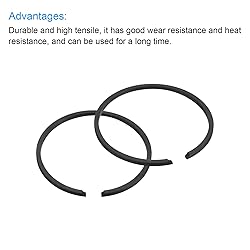 uxcell Piston Ring Set, 2Pcs 30.5mm x 1.5mm