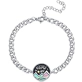 ANGSAU God is Greater than the Highs and Lows Bracelet for Men S925 Sterling Silver Highs and Lows Bracelet Christian Jewelry Gifts for Women Men