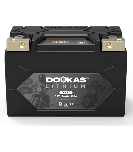 Amazon.com: DOUKAS DKL5 YTX5L-BS 300A LiFePO4 Motorcycle Lithium