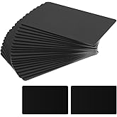 20pcs NFC Cards Rewritable NFC Tags NTAG 215 PVC Cards Blank Easy Convenient Programmable NFC Business Card Chip 504 Bytes Memory NFC Tag Compatible with All NFC Enabled Black
