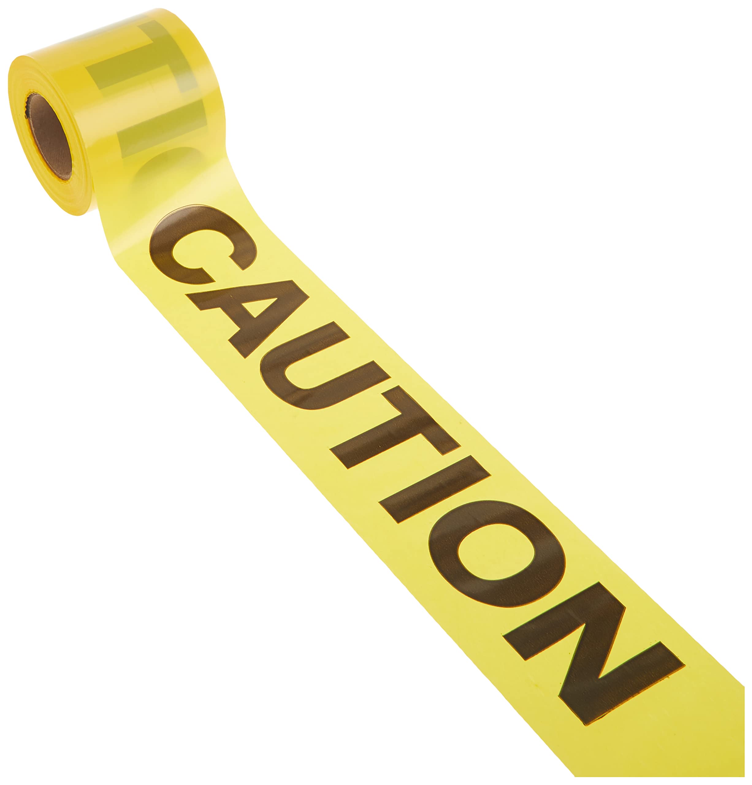 Photo 1 of IRWIN Tools STRAIT-LINE 66200 Barrier Tape Roll, CAUTION, 3-inch by 300-foot (66200)