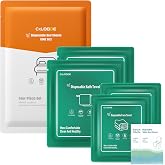 CxLoode Travel Essentials Disposable Bed Sheet Set King Size | 4 PCS Disposable Sheet 2 Bath Towel 2 Face Towel 2 Toilet Seat Cover,Disposable Bed Sheet for Hotel Cruise,Travel,Camping,SPA