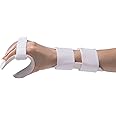 Rolyan Splinting Material Sheet, Functional-Position Hand Splint, Right, Small, Deluxe Model, Includes Self-Adhesives Strap Kit, Single Sheet