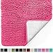 GORILLA GRIP Bath Rug Mat 30x20, Thick Soft Absorbent Chenille, Quick Dry Microfiber Mats, Rubber Backing Machine Washable Shower Floor Rugs, Bathmat Runner, Bathroom Home Decor Accessories, Hot Pink