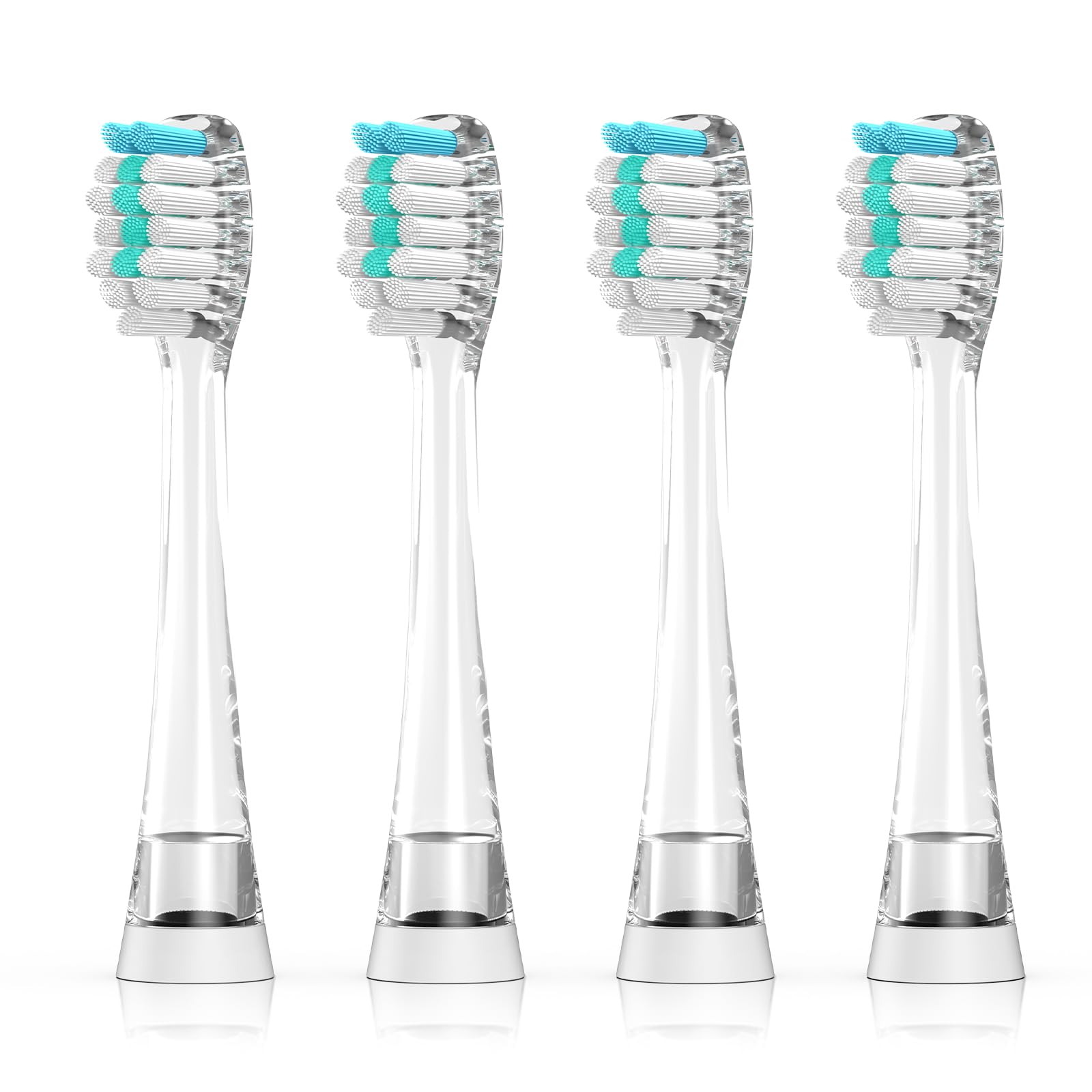 Photo 1 of Dada-Tech Kids Electric Toothbrush Replacement Heads for DT-BB1, DT-K6, SG-513, SG-977- Pack of 4 (Large Age 3+)