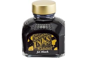 Diamine 80ml Jet Black Fountain Pen Ink Bottle