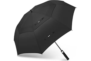KEYHOT Golf Umbrella Windproof, Large Golf Umbrellas for Rain Heavy Duty Double Canopy, M/L/XL/XXL Automatic Open Golf Umbrella for Golf Bag