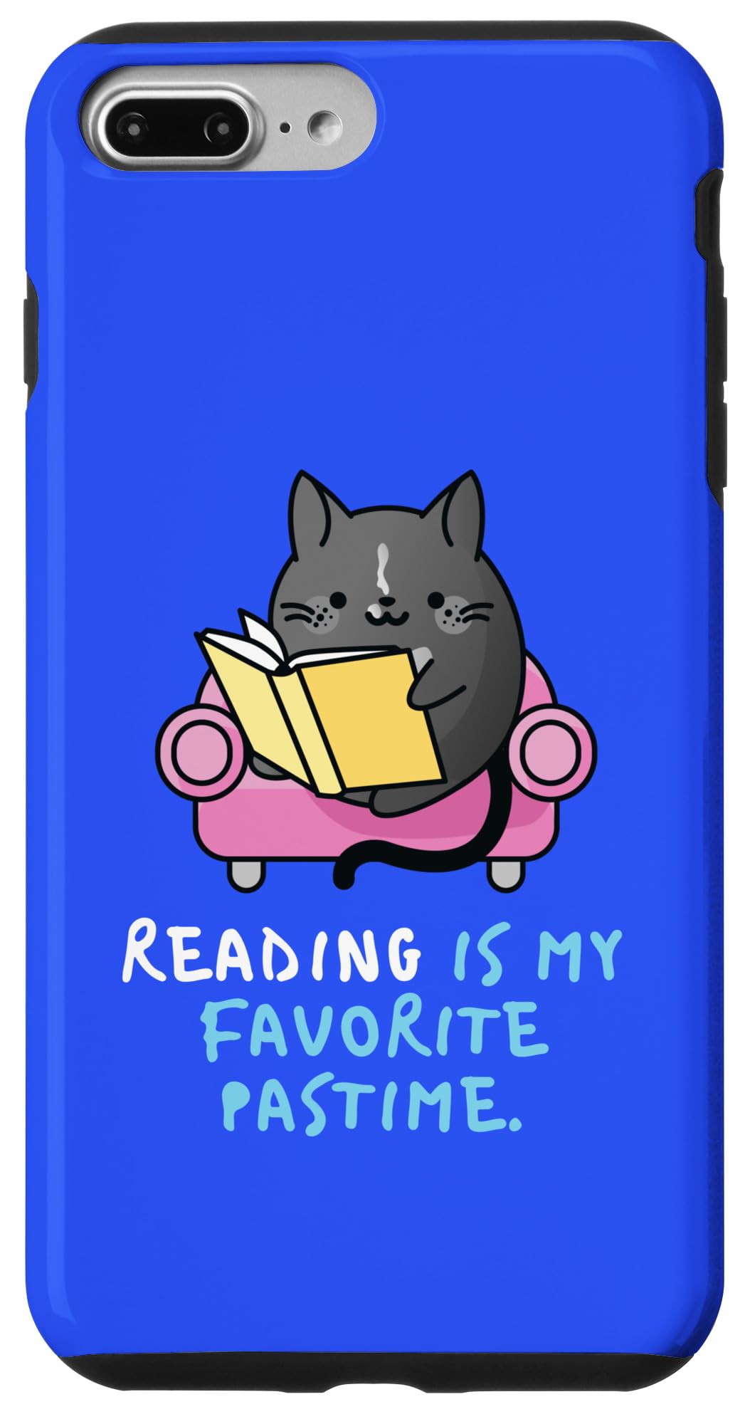 Reading is My Favorite Pastime Book Lover Reader Case for iPhone 7 Plus/8 Plus