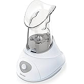 Beurer SI30 Steam Inhaler for Sinus Congestion &amp; Allergies, Drug-Free, Quick 3-5 Minute Setup, Ultra-Quiet, Face Steamer with Variable Steam Control, Universal Mask, FSA/HSA Eligible