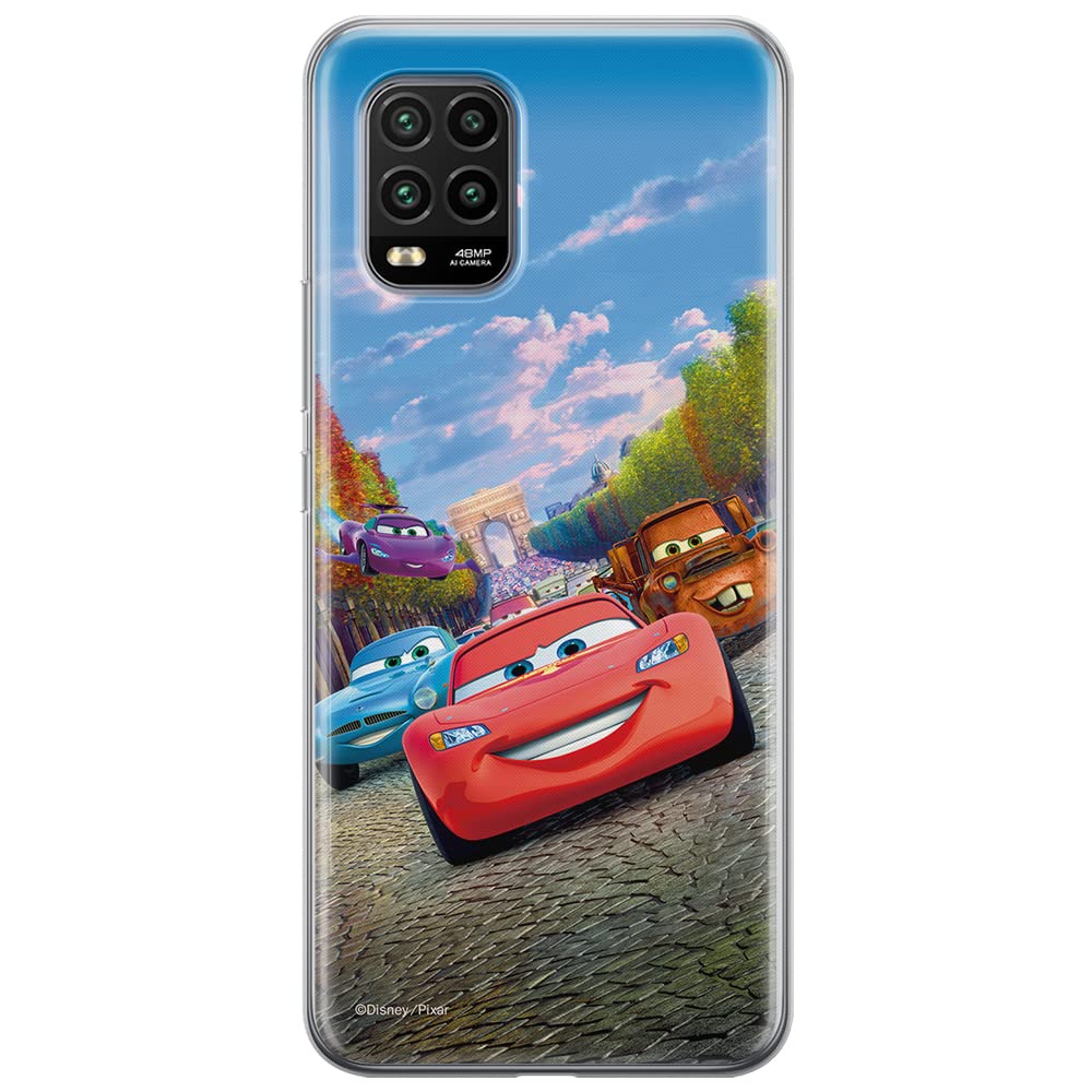 ERT GROUP mobile phone case for Xiaomi MI 10 LITE original and officially Licensed Disney pattern Cars 001 optimally adapted to the shape of the mobile phone, case made of TPU