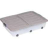 Unterbettkommode Aufbewahrungsbox Stapelbox Eurobox 60 X 40 X 18 CM MIT