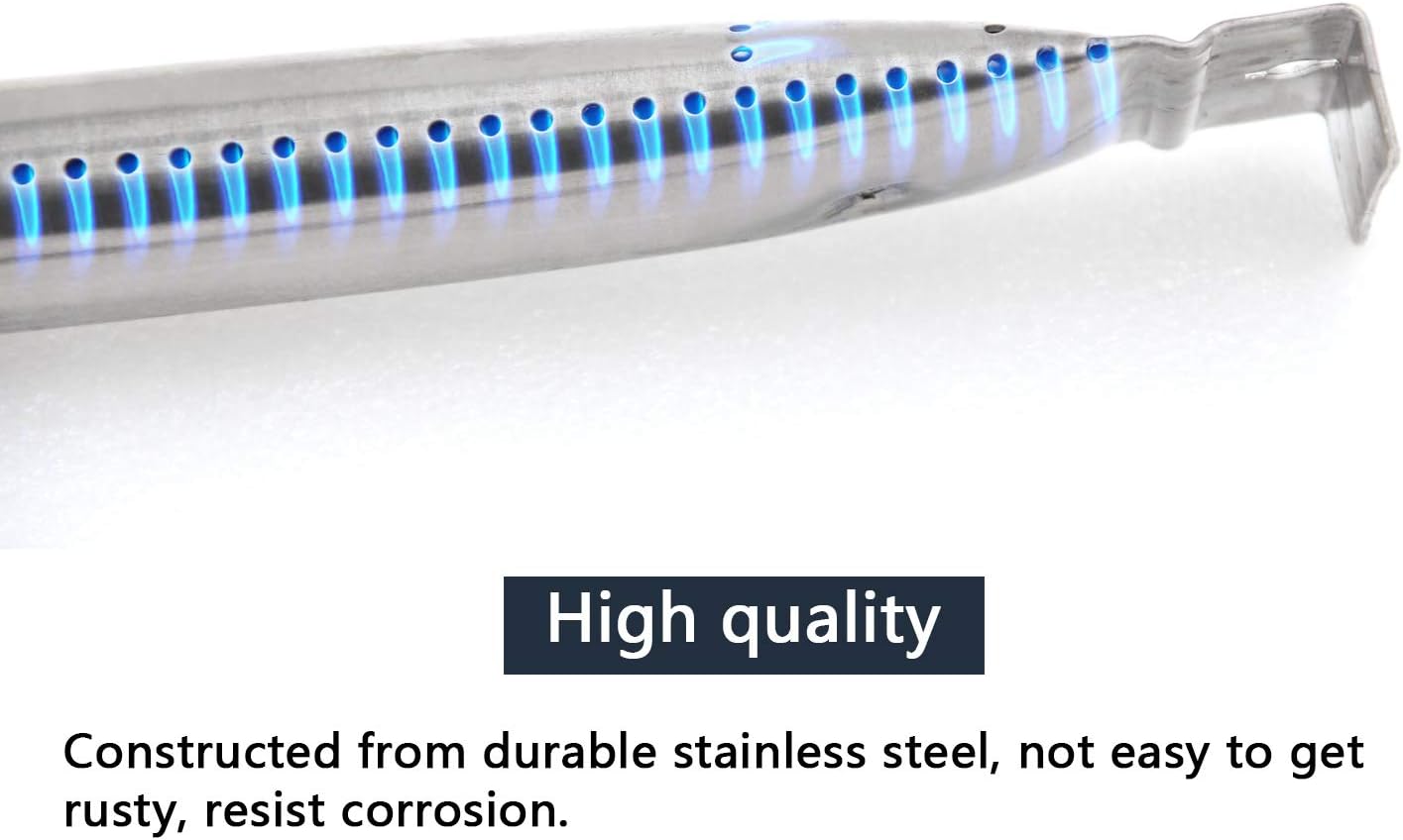 Hongso 14 3/4" Stainless Steel Gas Grill Burner Tubes Replacement for Kenmore 146.16197210, 146.16198210, 640-05057371-6, BBQ Pro 146.23676310, 146.23770310 Gas Grills, SBF211, 4 Pack : Garden & Outdoor