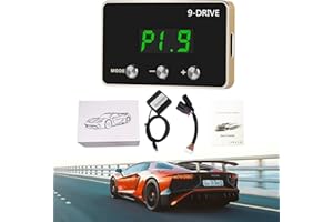 XXIMUIM Throttle Response Controller,9 Drive 9-Mode Universal Electronic Throttle Controller For Dodge Maserati Chrysler Jeep(807)