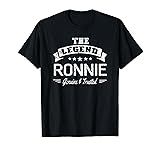 The Legend Ronnie First Name T-shirt For Men Tee