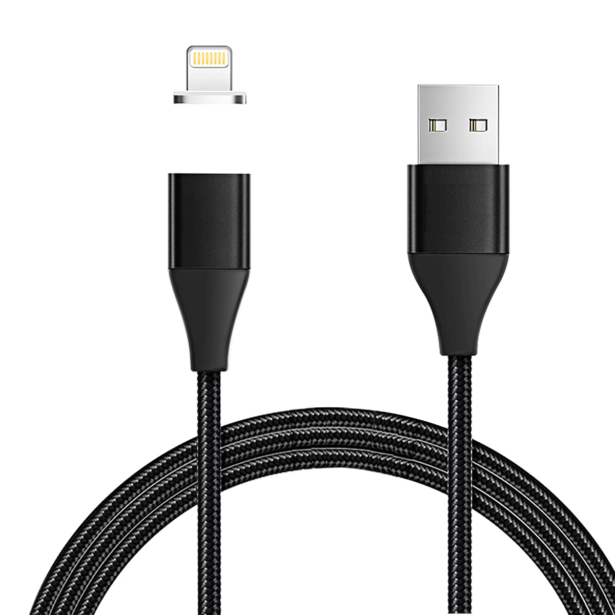 AICase USB Detachable Cable Magnetic Fast Charging Cable & Sync Data Cord Compatible with All IOS Devices(1M)